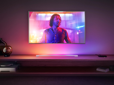 LED Play Tube lineární stolní lampa bílá GRADIENT EU/UK 17,4W CCT RGB PHILIPS HUE