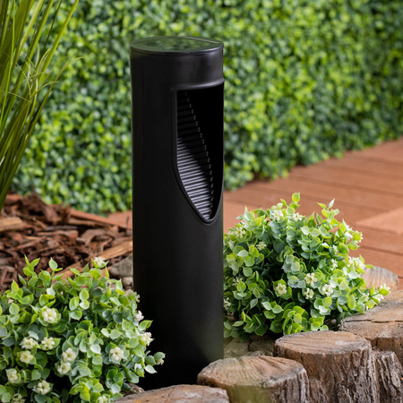 LED solární zahradní lampa s hroty stojící tyč 45 cm 4000K IP54 se senzorem soumraku