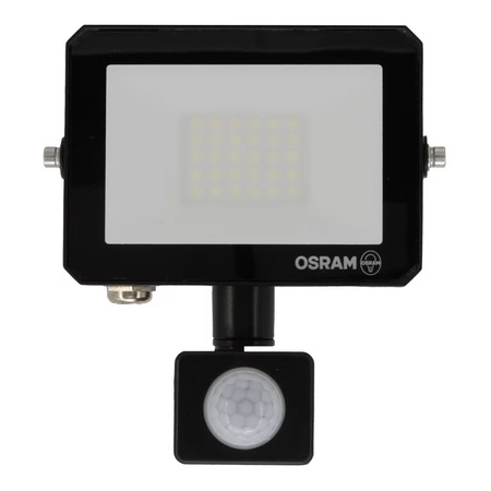LED reflektor Halogenový venkovní reflektor 20W 3000K 1800lm IP65 se senzorem pohybu a soumraku SENSOR FLOODLIGHT LUX OSRAM