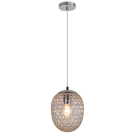 Stropní závěsné svítidlo LORA SMOKEY 1x E27 GOLDLUX (Polux)