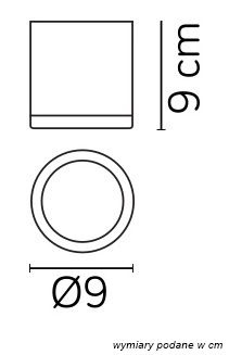 Venkovní stropní zahradní lampa SPOT LED Adela Midi M1455 DG GU10 Su-Ma