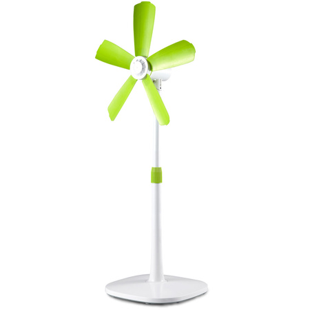 Stojací ventilátor Cirkulátor vzduchu Podlahový ventilátor Tichý zelenobílý