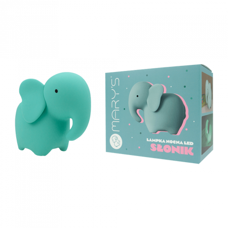 Dětské LED noční světlo 1W 6000K se studeným dobíjením 500mAh tyrkysové MARY'S ALFARDS