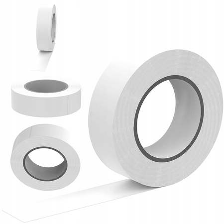 Silná PVC vodotěsná izolační páska 15 mm x 0,13 mm bílá 10 m