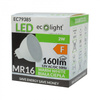 LED reflektorová žárovka MR16 GU5.3 2W 160lm 3000K teplá bílá 12V Ecolight