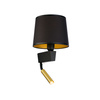 Nástěnná lampa CHILLIN II 8213 Nowodvorski Black and Gold E27+G9 Nástěnná lampa Stínidlo klasické
