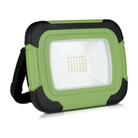 Reflektor LED 20W 1400lm 6400K IP44 zelená+černá USB Dobíjecí s funkcí SOS Samsung Chip VT-20-R V-TAC