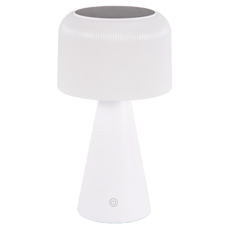 Solární zahradní LED stojací stolní lampa USB-C s možností stmívání ve 3 barvách
