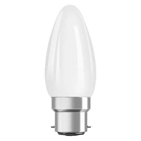 LED žárovka B35 svíčka B22d 4,8W = 40W 470lm 2700K teplá bílá 300° Dimmable PARATHOM Osram
