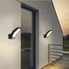 Zahradní nástěnná lampa 10W, 840lm 4000K IP54 Černá DARADO LUMILED
