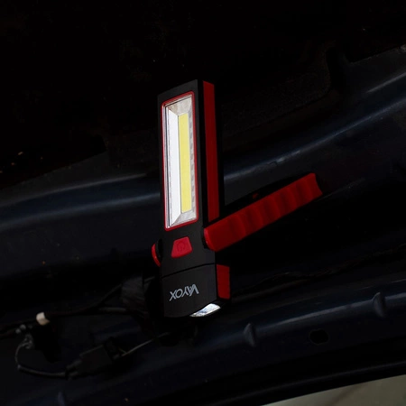 Dobíjecí dílenská svítilna skládací magnet COB + LED VA0101 Vayox