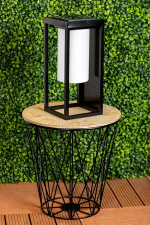 LED venkovní solární lampa zahradní stojící 3000K IP44 28.5cm soumrakový senzor