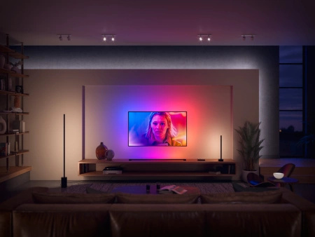 Lineární stolní lampa LED Play Tube Black GRADIENT EU/UK 20W CCT RGB PHILIPS HUE