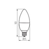 LED žárovka E14 C35 4,9W = 40W 470lm 4000K Neutral DUN Kanlux