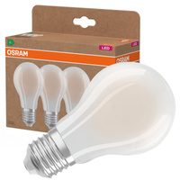3x LED žárovka A60 E27 7,2W = 100W 1521lm 4000K Neutrální 320° vlákno CLASSIC ENERGETICKÁ ÚSPORNOST Osram