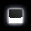 Schodišťové svítidlo LED 0,8W 14lm 4000K neutrální bílá Square Silver Sabik Kanlux