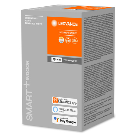 LED lampa Lineární svítidlo 18W SMART+ 1900lm Hermetické IP65 CCT Stmívatelné 120cm PONORKA LEDVANCE