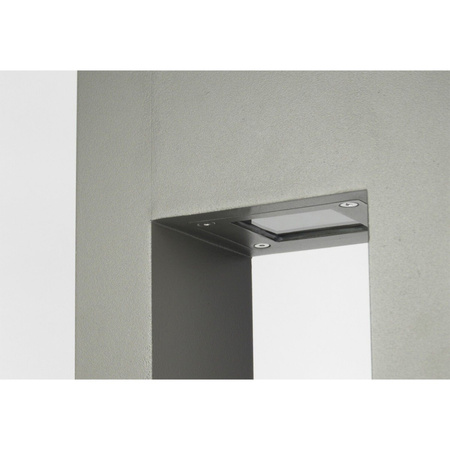 Venkovní LED zahradní sloupková lampa REKTAN 90cm GU10 IP65 Su-Ma