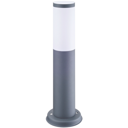 Zahradní lampa LED E27 OSLO TUBA GOLDLUX (Polux) LOW GRAY 45cm