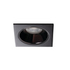 Halogenové bodové svítidlo LED GU5.3 GU10 Square Black Glozo Kanlux Flush Mount