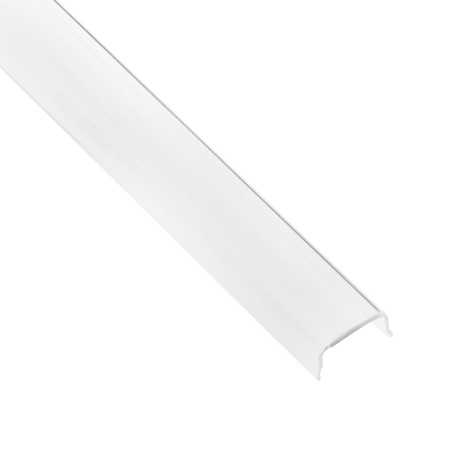 Povrchový Eloxovaný Hliníkový Profil pro LED KM24, Stříbrný 2m + Průhledná Krytka + Záslepky LUMILED