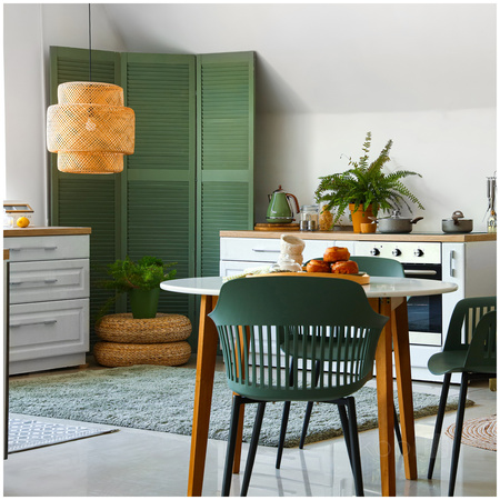 Bambusová dekorativní závěsná lampa E27 Boho Bonn Kobi