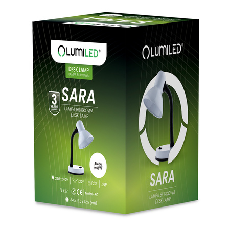 Stolní lampa Školní Noční E27, Nastavitelná LUMILED