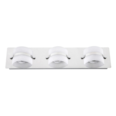 Nástěnné LED svítidlo do koupelny 15W 1095lm 4000K Chrome IP44 Moderní Tony 5491 Rabalux