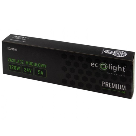 Modulární napájecí zdroj LED Ecolight Slim Premium 120W 24V