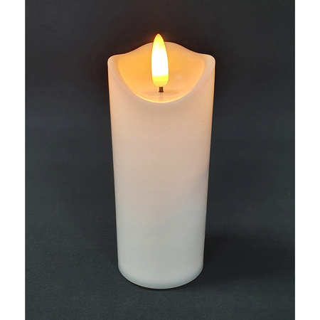 Elektrická náplň LED svíčka s efektem plamene 15 cm