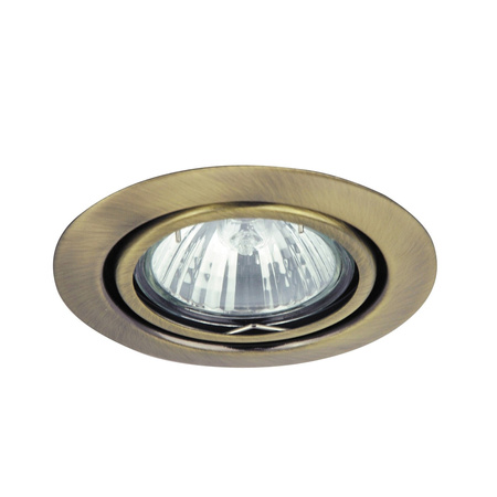 SPOT GU 5.3 Brown Classic Spot relight Svítidlo Rabalux pro vestavbu do zdi