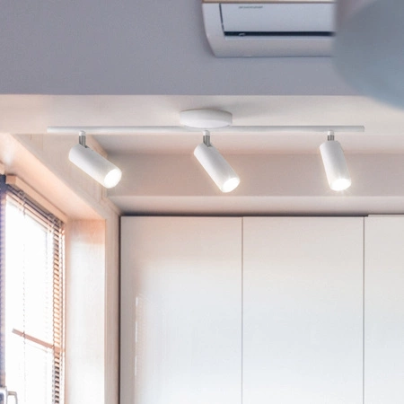 Pohyblivé a nastavitelné stropní a nástěnné svítidlo 13.5W LED GAVI 3 bílá 3000K GOLDLUX (Polux)