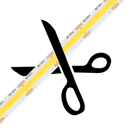 LED pásek COB, 12V 50W 1920LED NEON IP65 Studená bílá 8mm 5m LUMILED