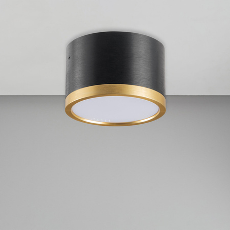 Svítidlo pro povrchovou montáž GX53 Black Gold MIRELLA Sanico Goldlux