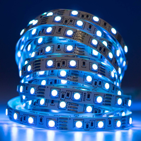 LED pásek 12V, 72W 300LED 5050 RGB 10mm 5m LUMILED