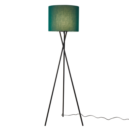 Dekorativní stojací lampa E27 zelená Tekla Sanico Goldlux