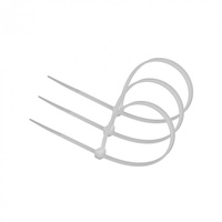 Stahovací pásky 2,5x200 mm bílé PREMIUM OKP-25200W .VÍCE 100 ks.