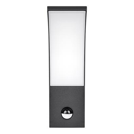 Zahradní nástěnné svítidlo Venkovní LED svítidlo 9W 4000K IP54 s pohybovým a soumrakovým senzorem