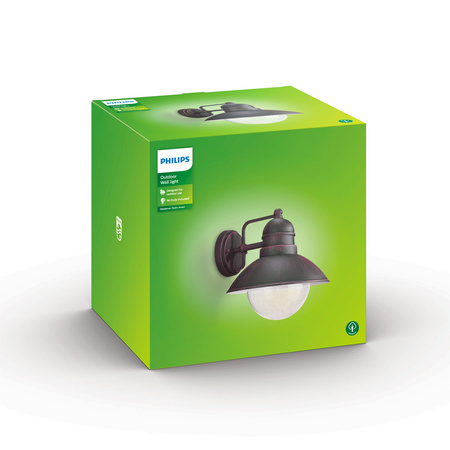 Zahradní lampa LED Elevation Nástěnná lampa DAMASCUS lucerna myGarden E27 IP44 pro Down Brown PHILIPS