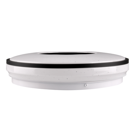 Plafond LED stropní svítidlo 18W 1850lm 4000K neutrální 120° bílá černá IP44 Detroit Sanico Goldlux