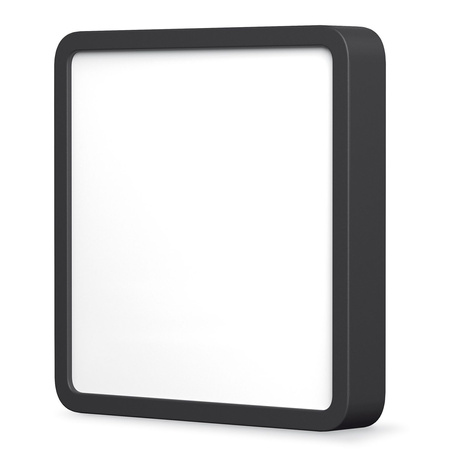 Plafond LED stropní svítidlo pro povrchovou montáž 15W 1850lm 4000K Neutral Black Videx