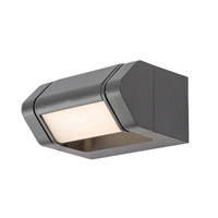 Venkovní zahradní lampa LED fasádní nástěnná lampa 8W 530lm 3000K IP54 antracitová Moderní Medna Rabalux