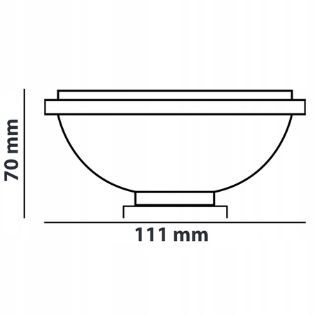 10x Žárovka LED ES111, GU10 15W = 100W 1521lm 3000K Teplá bílá 24° Stříbrná LUMILED