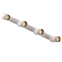 LED stropní/stěnové svítidlo 4 x GU10 ARRAS White GOLDLUX (Polux)