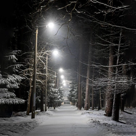 Solární LED parkovací lampa 5W 250lm 6500K IP65 Senzor pohybu + rukojeť + dálkové ovládání