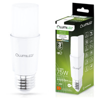 Žárovka LED E27, 10W = 75W 1055lm 4000K Neutrální bílá Stick LUMILED
