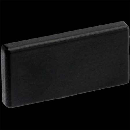 Záslepka pro Povrchový Profil MINI, Plná Černá Plastová LUMILED