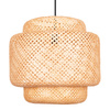 Stropní závěsné svítidlo E27 Beige BAMBOO NATURAL Sanico Goldlux