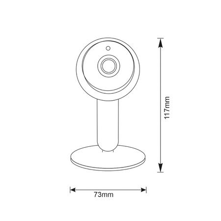 COSMO W1 Full HD 2Mpx Interní kamera Tuya SMART WIFI GOLDLUX (Polux) PIR