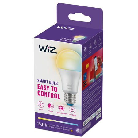 LED žárovka E27 A60 12,5W = 100W 1521lm 2200-6500K TW Smart SMART WiFi Bluetooth App WiZ